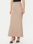 Spódnice - Guess Spódnica maxi W5RD51 WE0L0 Beżowy Regular Fit - miniaturka - grafika 1