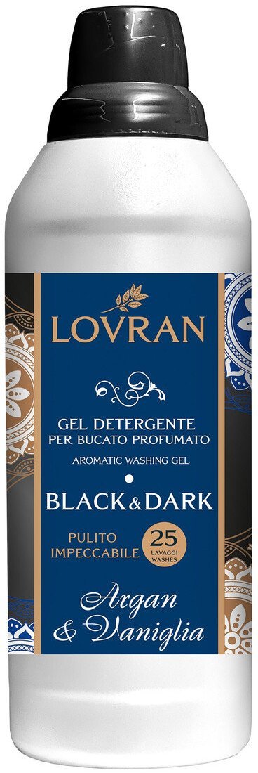 Coccolino Lovran Żel do prania 1L new Czarny 25 prań 1000ml