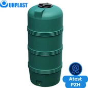 Zbiorniki na deszczówkę - UHP Zbiornik na wodę 320l UHP VERTICON HIGH V-320 Ciemnozielony - miniaturka - grafika 1