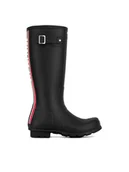 Kalosze męskie - Hunter Kalosze MFT9353RMA Czarny - miniaturka - grafika 1