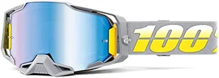 Generic 100% Motocross Shine Armega Anti Fog Verspiegelt, Complex - Grau Gelb, 50721 - Gogle i okulary motocyklowe - miniaturka - grafika 1