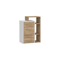 Komody - Szafka P4S Prawa RIO-09 Rio MebloCross Dąb Artisan / Biały Mat - miniaturka - grafika 1