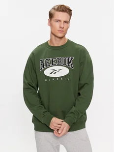 Reebok Bluza Archive Essentials IM1530 Zielony Regular Fit - Bluzy męskie - miniaturka - grafika 1