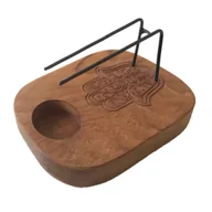 Kadzidła i dodatki - Podstawka na Palo Santo i zioła w pęczkach, Hamsa - miniaturka - grafika 1