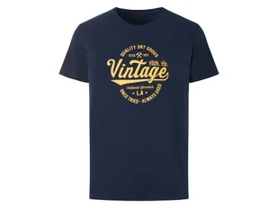 LIVERGY® T-shirt męski z nadrukiem (Granatowy, S (44/46)) - Koszulki męskie LIVERGY® T-shirt męski z nadrukiem (Granatowy, S (44/46)) - Koszulki męskie - miniaturka - grafika 1
