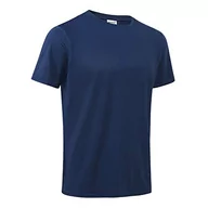 Koszulki męskie - MeetHoo mężczyzna, koszulka sportowa z krótkim rękawem, szybkoschnąca, oddychająca baselayer top do biegania fitness siłownia, Niebieski, M - miniaturka - grafika 1