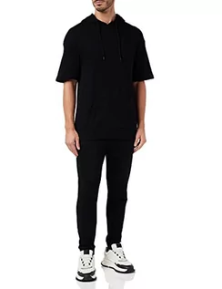 Bluzy męskie - Jack&JONES męska bluza z kapturem, zestaw, czarna/opakowanie: czarny, XXL - grafika 1