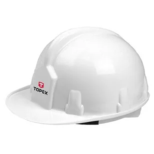Kask ochronny atestowany biały TOPEX - Akcesoria BHP - miniaturka - grafika 1