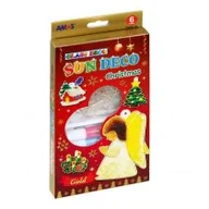 Farby i media malarskie - Fiorello Farby witrażowe 6 kolorów + witraże christmas AMOS - miniaturka - grafika 1