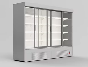 Regał chłodniczy GRANDIS SGD 2.5/0.7 2580x674x1990 drzwi przesuwne - Szafy i witryny chłodnicze - miniaturka - grafika 2