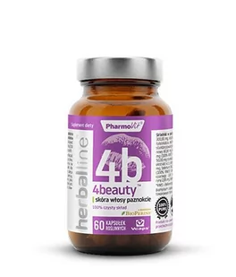 Pharmovit Herballine 4beauty 60veg kaps - Witaminy i minerały dla sportowców - miniaturka - grafika 1