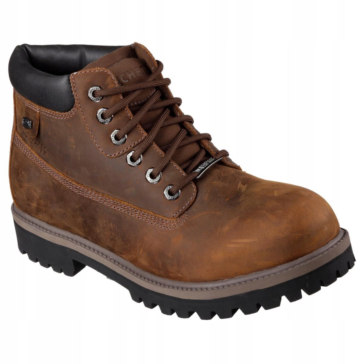 Trapery Męskie SKECHERS SERGEANTS -VERDICT 4442-CDB Brązowe 45,5