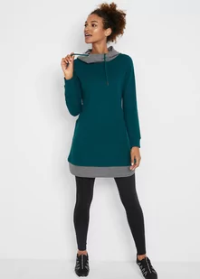 Długa bluza dresowa z legginsami (2 części) - bonprix - Sukienki - miniaturka - grafika 1