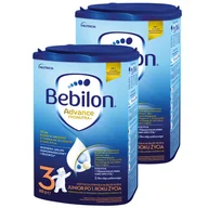 Mleko modyfikowane - Zestaw Bebilon Advance Pronutra 3 Junior, odżywcza formuła na bazie mleka, po 1 roku, 2 x 800 g - miniaturka - grafika 1