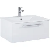 Szafki łazienkowe - Szafka podumywalkowa Slim 60 1S White HG PDW Elita - miniaturka - grafika 1