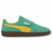 Sneakersy damskie - Buty unisex Puma Palermo skóra zamszowa zielone sneakersy-41 - miniaturka - grafika 1