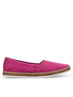 Espadryle damskie - Rieker Espadryle M2278-31 Różowy - miniaturka - grafika 1
