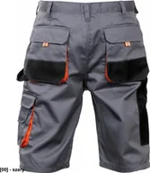 Odzież robocza - CERVA BE-01-009 - krótkie spodnie robocze, bawełna 20%, poliester 80% - royal/czarny 54 - miniaturka - grafika 1