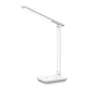 Lampy stojące - Platinet Lampka biurkowa LED 5W dzienna ściemnialna z akumulatorem- biała PDL6731W - miniaturka - grafika 1