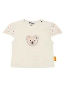 Kaftaniki dla niemowląt - Steiff Koszulka w kolorze kremowym - miniaturka - grafika 1