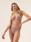 Majtki damskie - Majtki z wysokim stanem Korin Esotiq brudny róż S - miniaturka - grafika 1