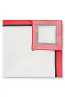 Krawaty i muchy męskie - HUGO Pocketsquare męska poszetka 33 x 33 cm z bawełny twill z nadrukiem cyfrowym, Open Pink693, jeden rozmiar - miniaturka - grafika 1