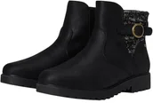 Botki damskie - SKECHERS BOTKI DAMSKIE NA ZAMEK CZARNE ZA KOSTKĘ 38 JJA - miniaturka - grafika 1