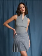 Spódnice - Sinsay - Spódnica mini - szary - miniaturka - grafika 1