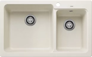 Zlewozmywak granitowy BLANCO Naya 8 Silgranit Delikatny biały 527130 - Zlewozmywaki - miniaturka - grafika 1