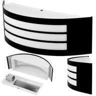 Lampy ogrodowe - Kinkiet Ogrodowy Elewacyjny Lampa Zewnętrzna E27 Czarna Ip44 Freesia Lumiled - miniaturka - grafika 1