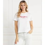 Koszulki i topy damskie - Pepe Jeans London T-shirt HELGA | Regular Fit - miniaturka - grafika 1