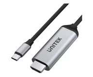 Kable - Unitek Kabel USB-C - HDMI 4K/60Hz - darmowy odbiór w 22 miastach i bezpłatny zwrot Paczkomatem aż do 15 dni - miniaturka - grafika 1