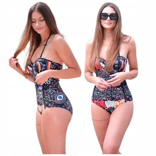 USZTYWNIANY KOLOROWY STRÓJ KĄPIELOWY JEDNOCZĘŚCIOWY PLUS SIZE FISZBINY XL - Stroje kąpielowe USZTYWNIANY KOLOROWY STRÓJ KĄPIELOWY JEDNOCZĘŚCIOWY PLUS SIZE FISZBINY XL - Stroje kąpielowe - miniaturka - grafika 1