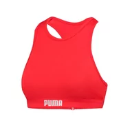 Stroje kąpielowe - Strój kąpielowy damski Puma SWIM czerwone 90769201 - miniaturka - grafika 1