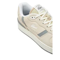 Sneakersy męskie - Sneakersy Lacoste T-Clip 748SMA0032 Beżowy - miniaturka - grafika 1