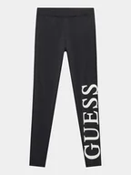 Legginsy - Guess Legginsy J3YB00 KBSV0 Czarny Slim Fit - miniaturka - grafika 1