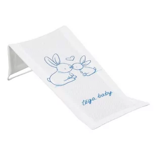 Tega Baby KR-026-103 Leżaczek kąpielowy z wizerunkiem Króliczki biały - Inne akcesoria do pielęgnacji dzieci - miniaturka - grafika 2
