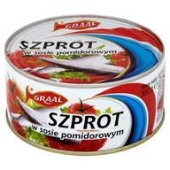 Konserwy i dania rybne - Graal SZPROT W SOSIE POMIDOROWYM EO GRAAL 300 G zakupy dla domu i biura! 53196267 - miniaturka - grafika 1