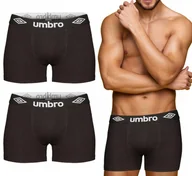 Majtki męskie - UMBRO Bokserki Męskie Szorty Bawełniane 2-PAK - M - miniaturka - grafika 1