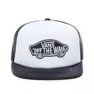 Czapki i chusty sportowe męskie - Czapka Vans Classic Patch Trucker Cap VN000H2VYB21 - czarno-biała - miniaturka - grafika 1