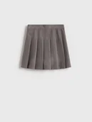 Sukienki i spódniczki dla dziewczynek - Reserved - Plisowana spódnica - ciemnoszary - miniaturka - grafika 1