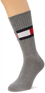 Skarpety męskie Tommy Hilfiger, Szary (Middle Grey Mix 758), 35 EU - Skarpetki męskie - miniaturka - grafika 1