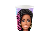 Dekoracje i nakrycia stołu na imprezę - Kubeczki urodzinowe Barbie - 250 ml - 8 szt. - miniaturka - grafika 1