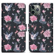 Etui i futerały do telefonów - Etui Do Apple iPhone 11 PRO MAX Pokrowiec w Żuraw & Kwiat No. 9 Etui Case Cover Obudowa Ochronny Cadorabo - miniaturka - grafika 1