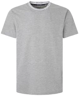 Pepe Jeans Koszulka męska Warian, Szary (ciemnoszary Marl), XL - Koszulki męskie - miniaturka - grafika 1