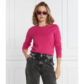 Swetry damskie - BOSS BLACK Wełniany sweter Feganasi | Regular Fit - miniaturka - grafika 1