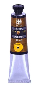 Astra Farba olejna w tubce 18ml kadmium żółty jasny Astra 730929 - Przybory szkolne - miniaturka - grafika 1