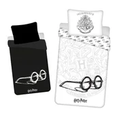 Pościel dla dzieci - Bawełniana fluorescencyjna pościel dziecięca 140x200 cm Harry Potter – Jerry Fabrics - miniaturka - grafika 1