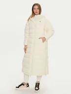 Kurtki damskie - Guess Kurtka puchowa V4BL04 WFYE2 Beżowy Regular Fit - miniaturka - grafika 1