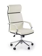 Fotele i krzesła biurowe - Fotel biurowy Brava biały/czarny - miniaturka - grafika 1
